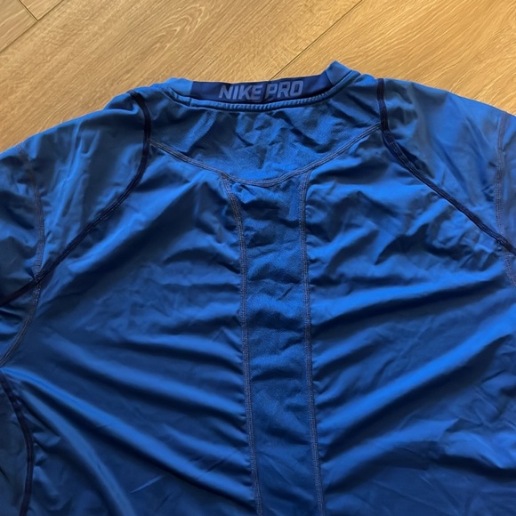 Men’s Large Nike Pro Dri-Fit T-Shirt, Blue, lightly worn - Picture 5 of 5